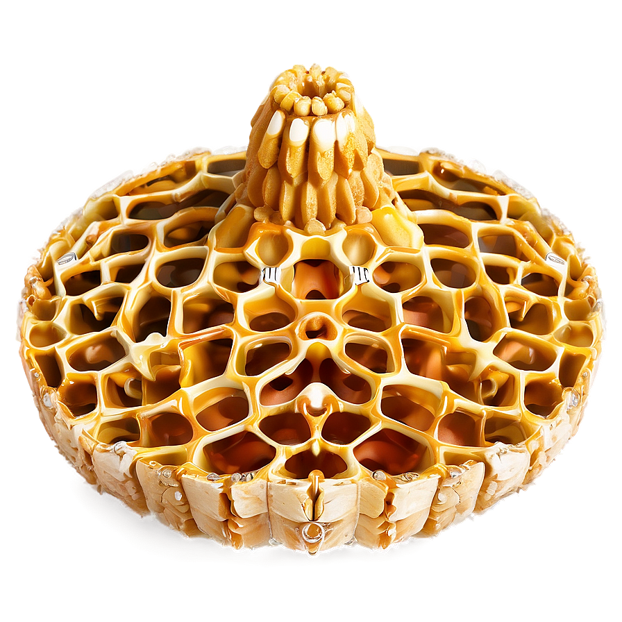 Fresh Honeycomb Piece Png 4 PNG Image