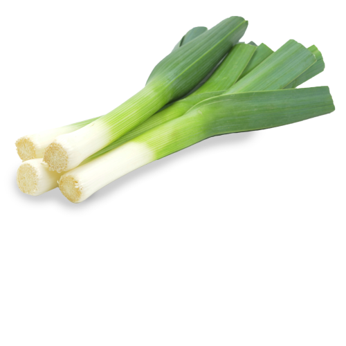 Fresh Leeks Isolatedon Dark Background.png PNG Image