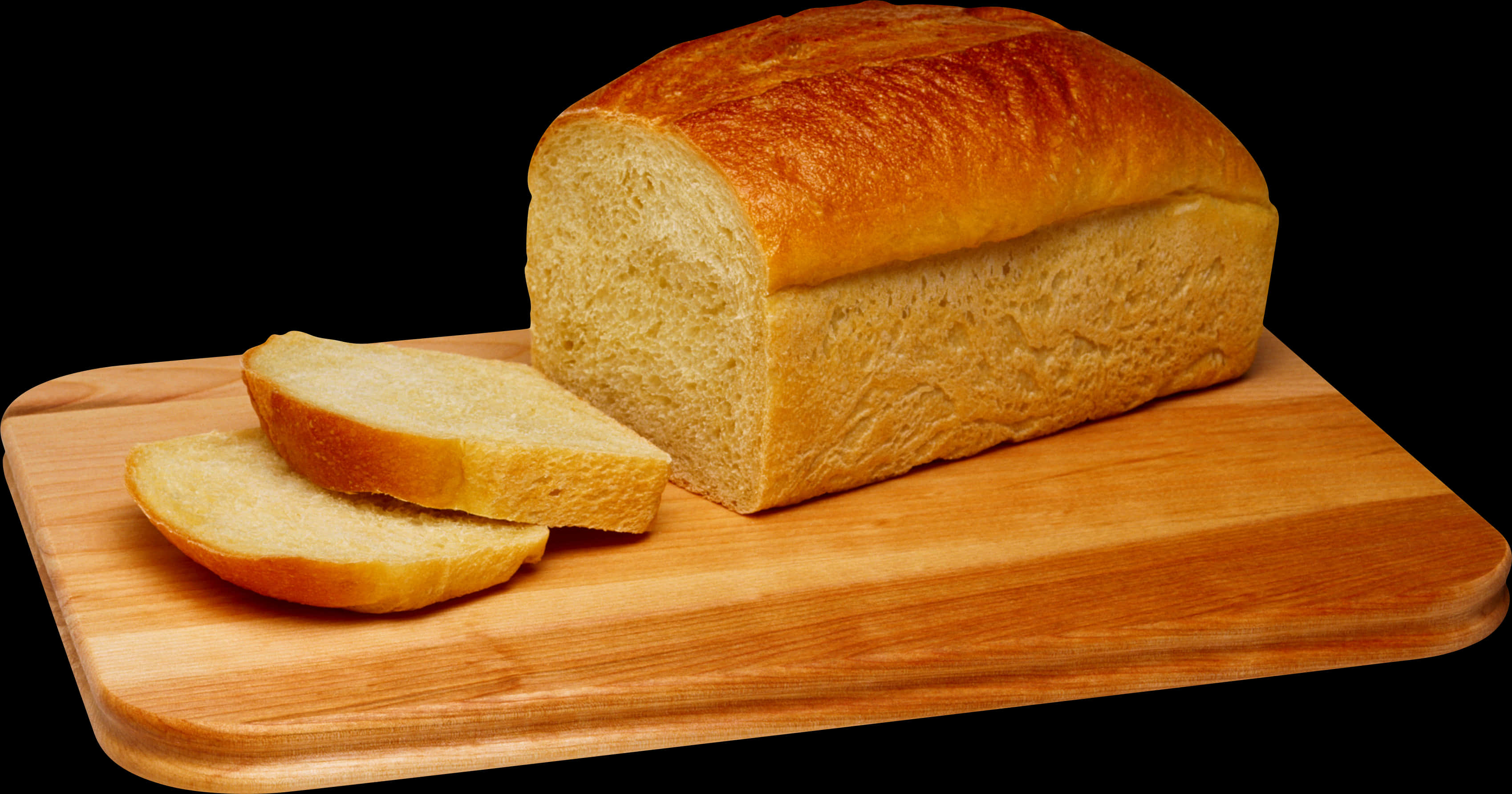 Fresh Loafof Breadon Wooden Board PNG Image