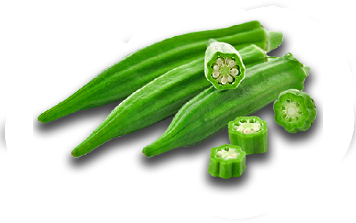 Fresh Okra Podsand Slices.png PNG Image