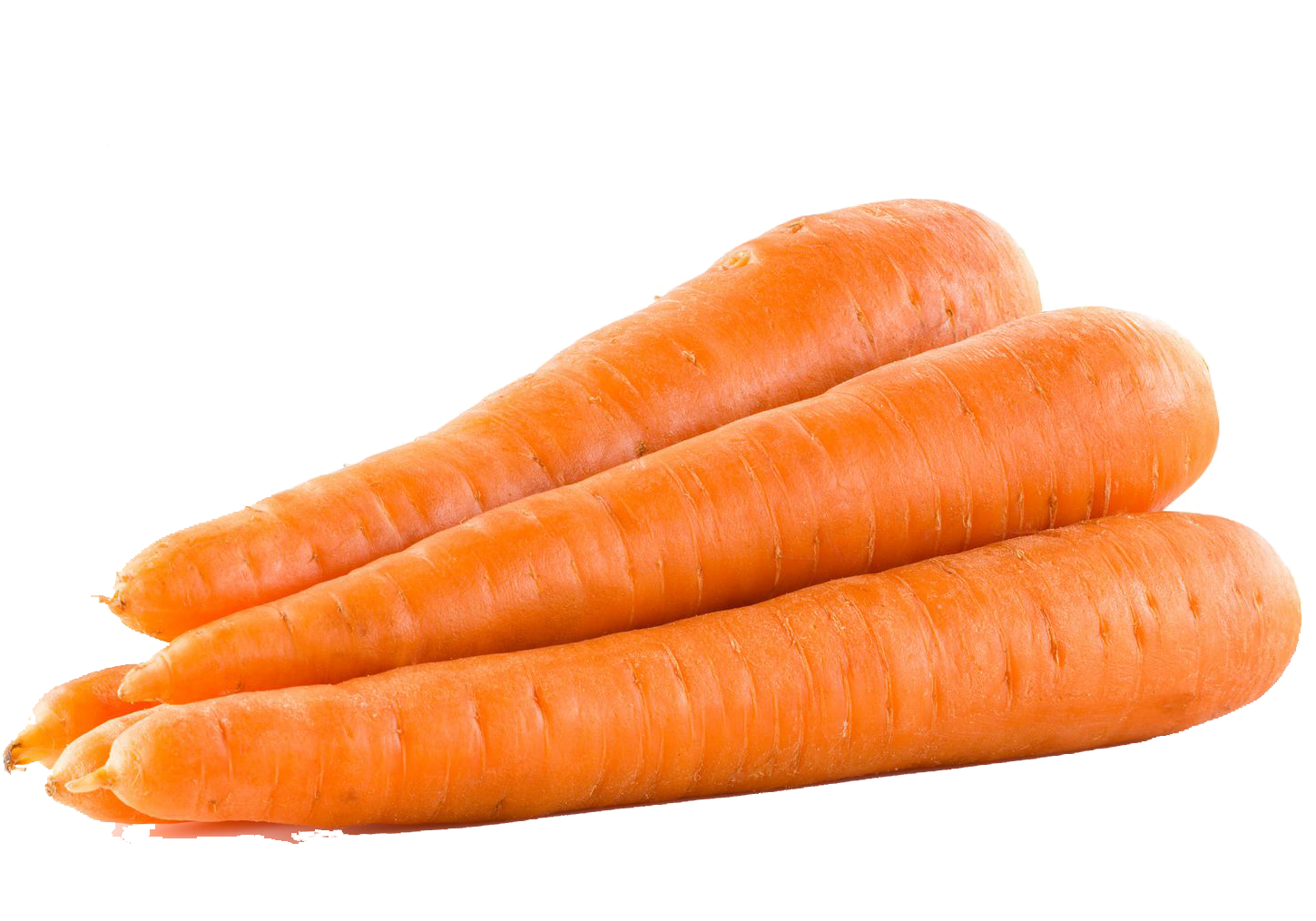 Fresh Organic Carrots Isolated PNG Image