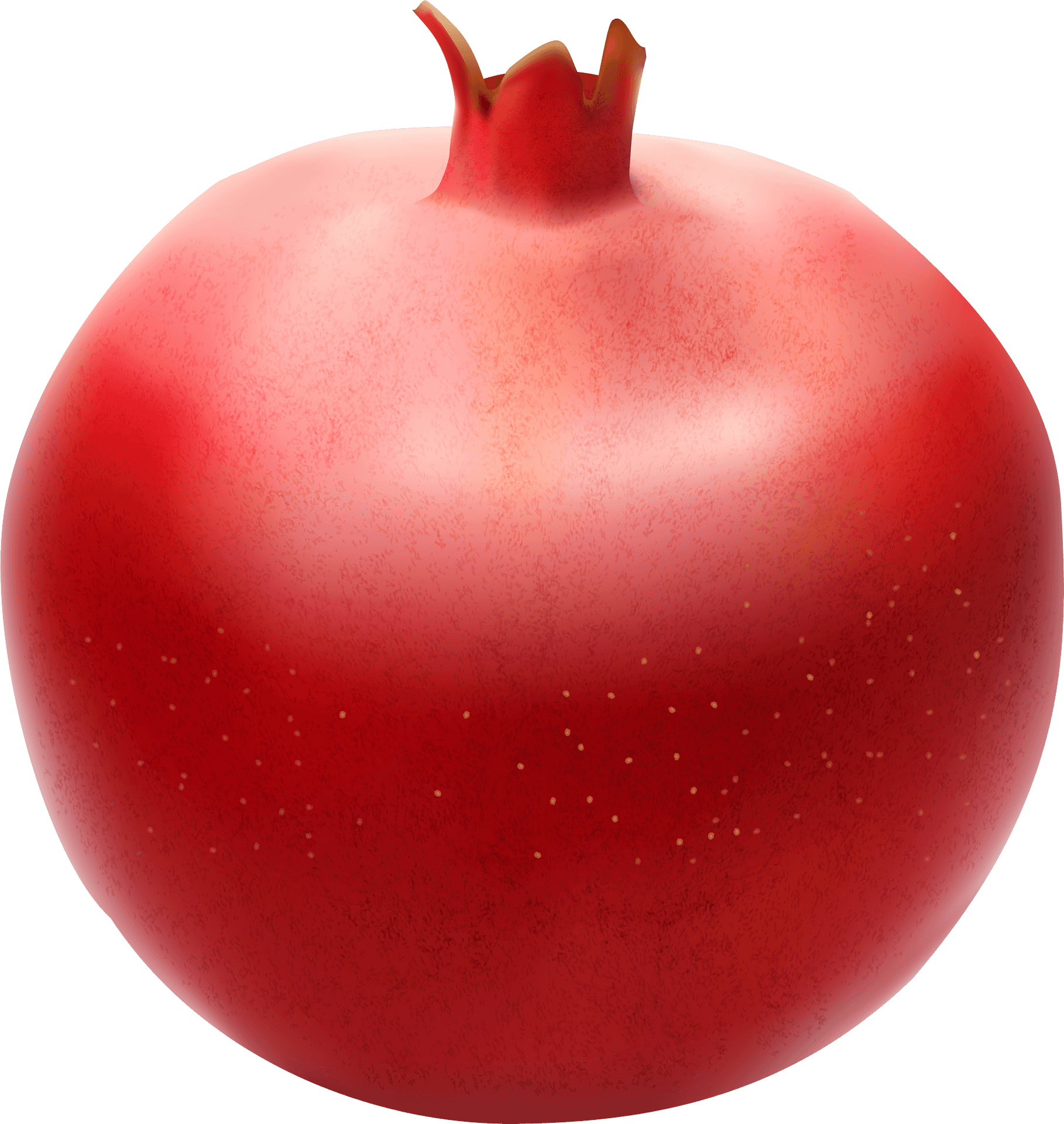 Fresh Pomegranate Fruit Isolated PNG Image