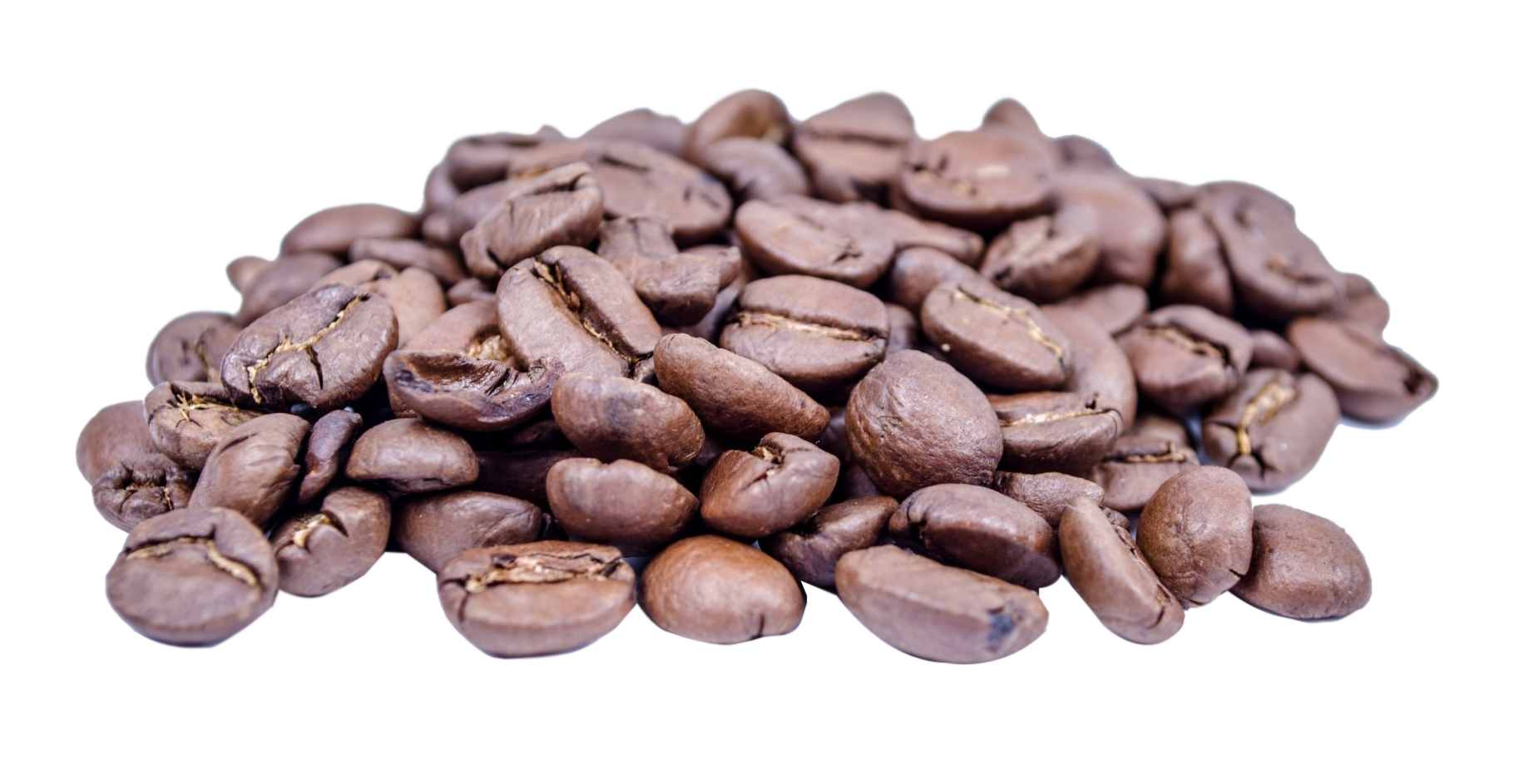 Fresh Roasted Coffee Beans Transparent Background PNG Image