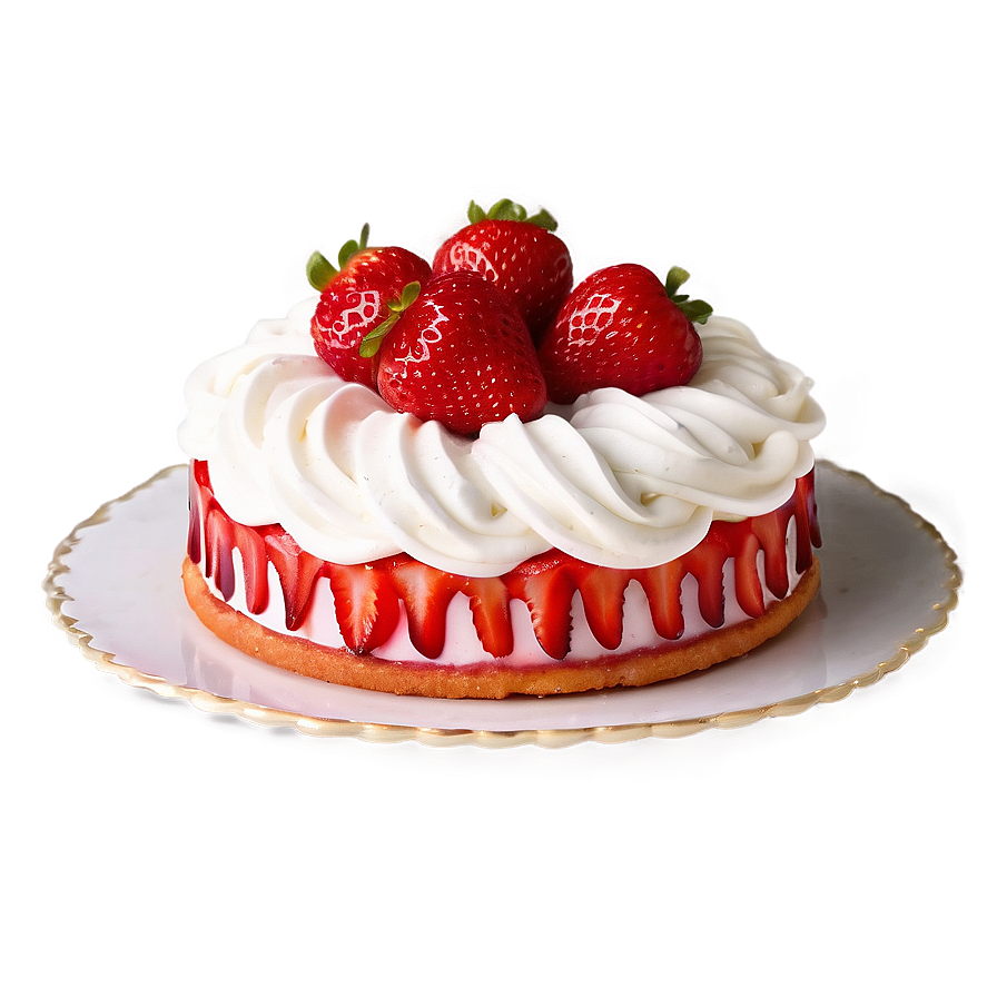 Fresh Strawberry Cake Png 88 PNG Image