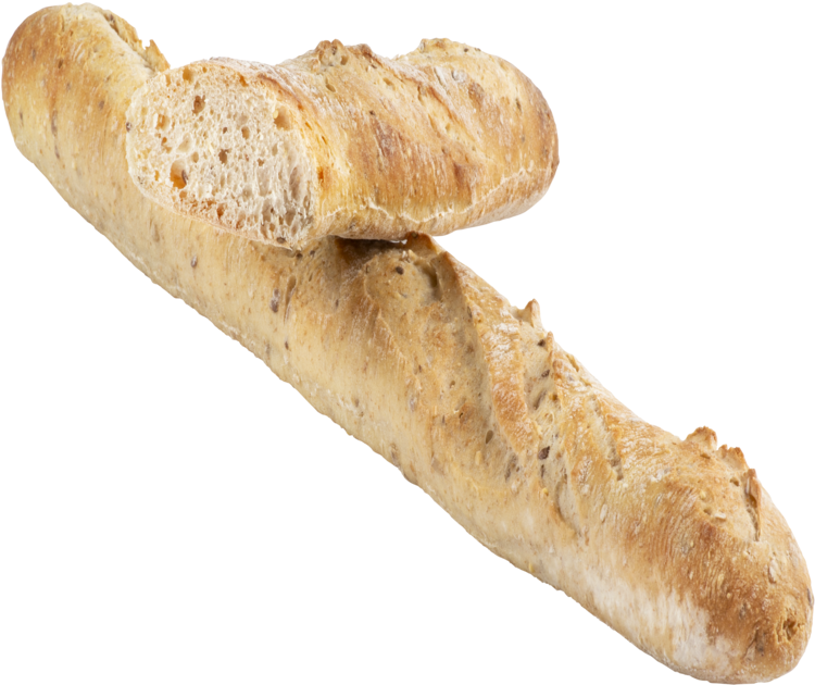 Fresh Traditional French Baguette PNG Image