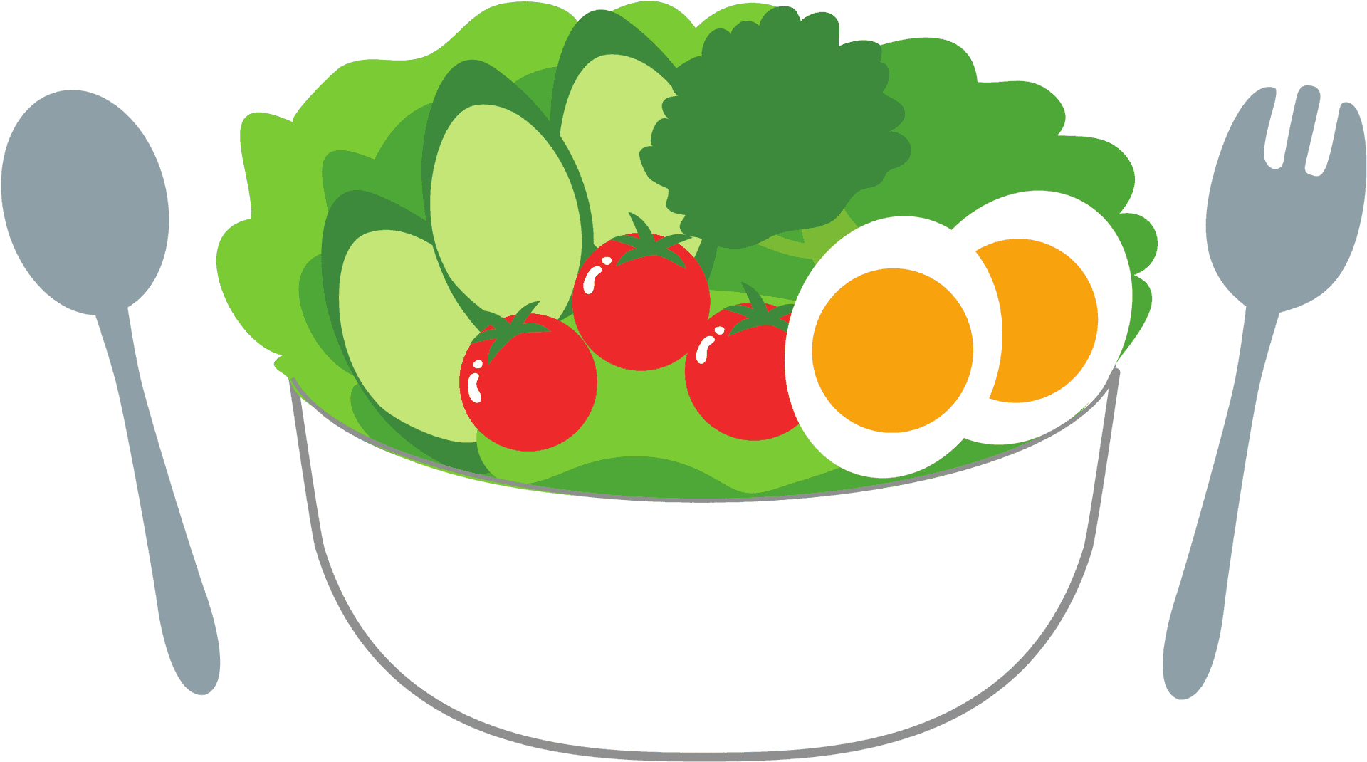 Fresh Vegetable Salad Bowl PNG Image