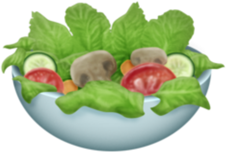 Fresh Vegetable Salad Bowl PNG Image