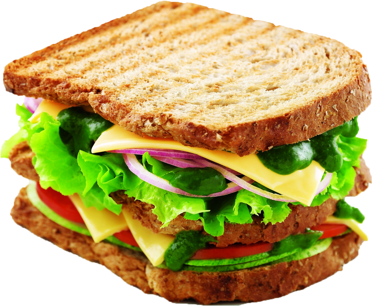 Fresh Vegetable Sandwich.png PNG Image