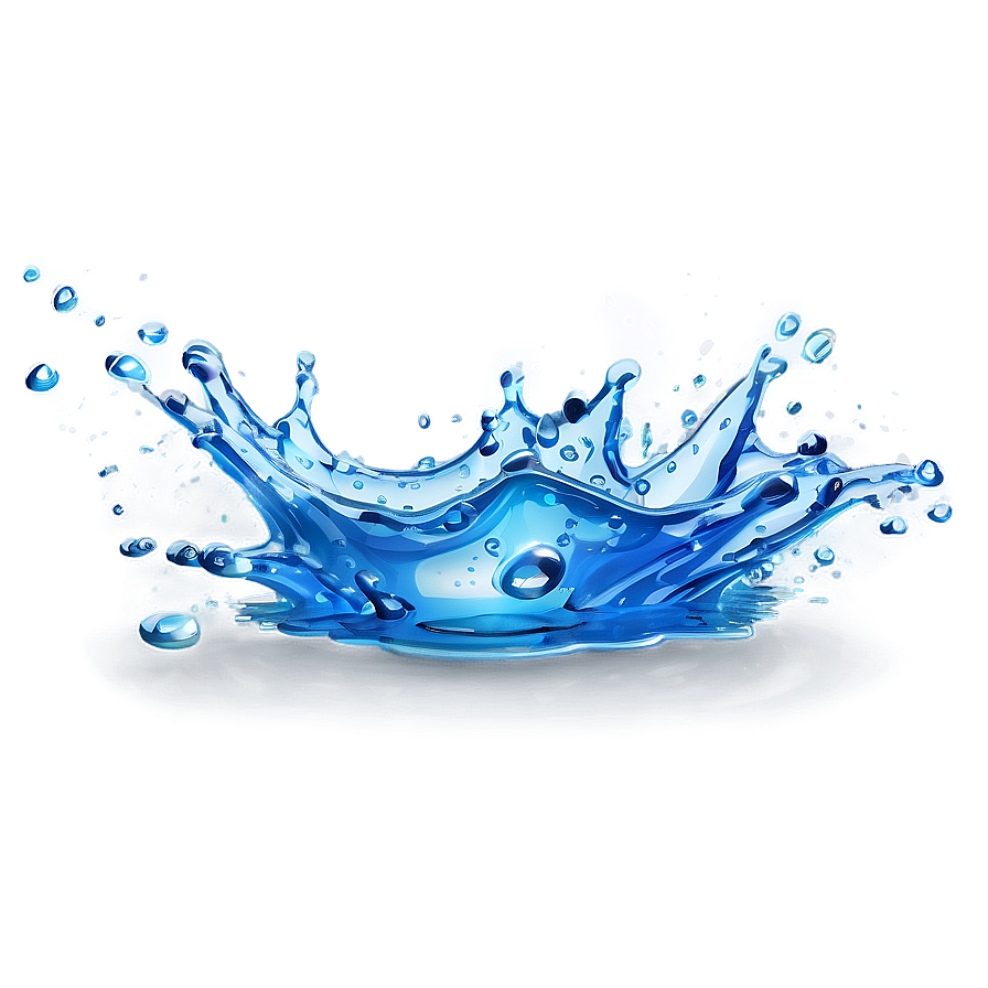 Fresh Water Splash Cartoon Png Xyx PNG Image