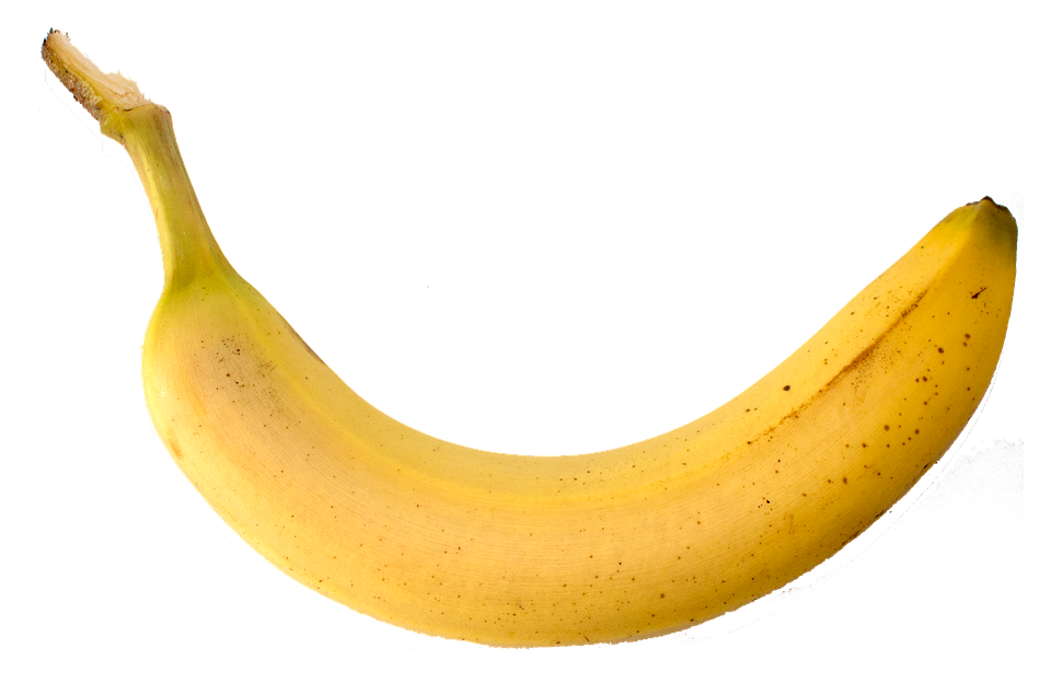 Fresh Yellow Banana Isolated PNG Image