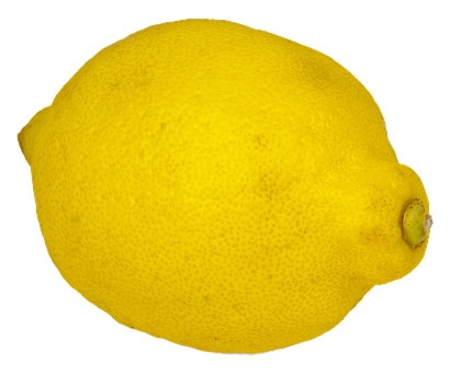 Fresh Yellow Lemon Black Background.jpg PNG Image