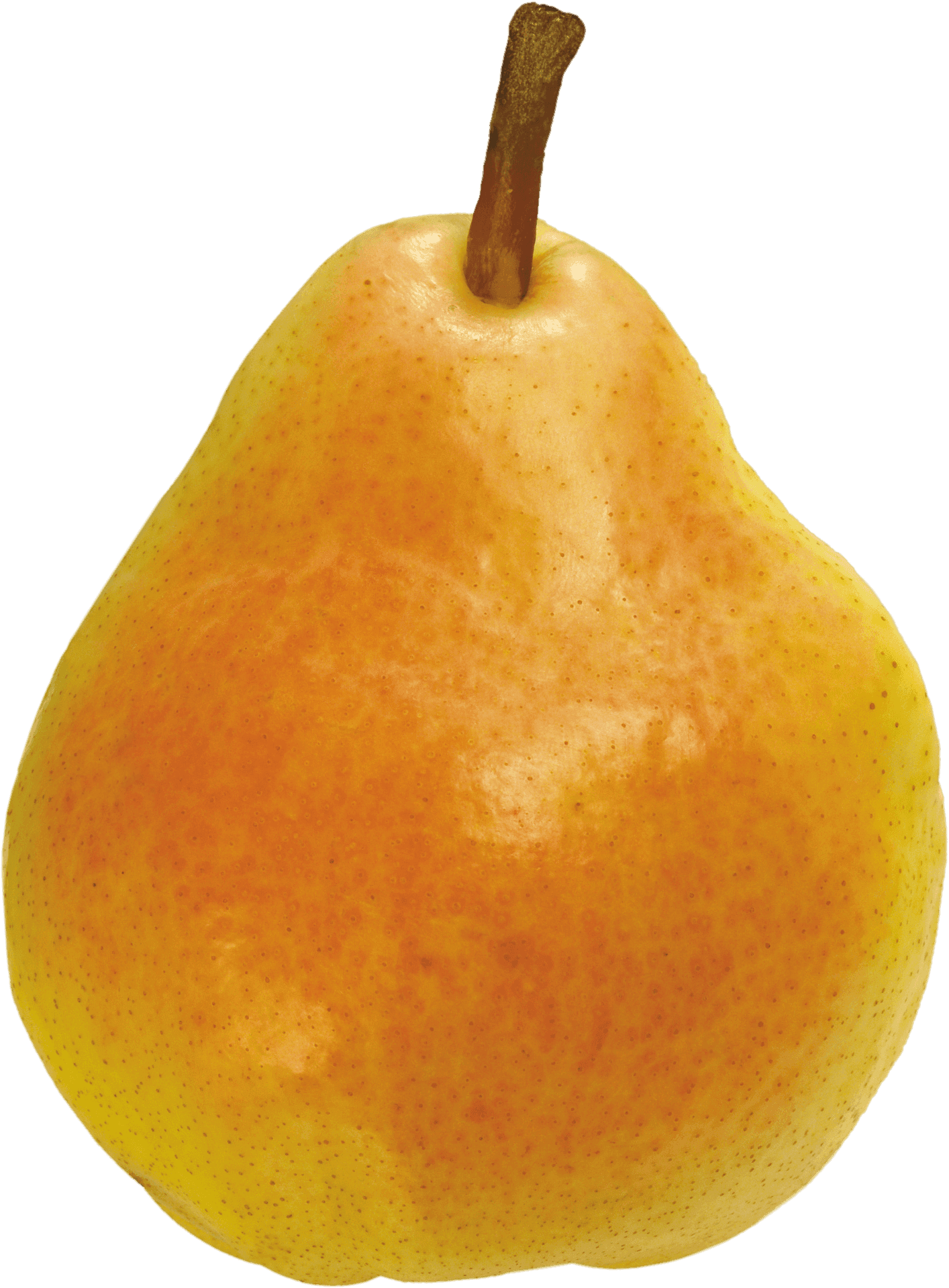 Fresh Yellow Pear Fruit Isolated PNG Image