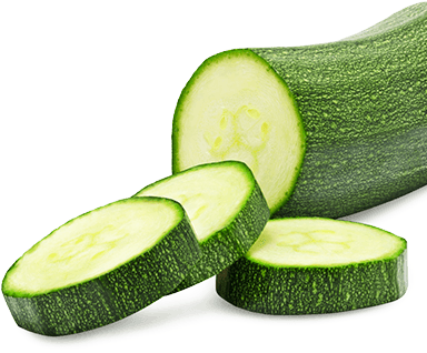 Fresh Zucchini Slices PNG Image