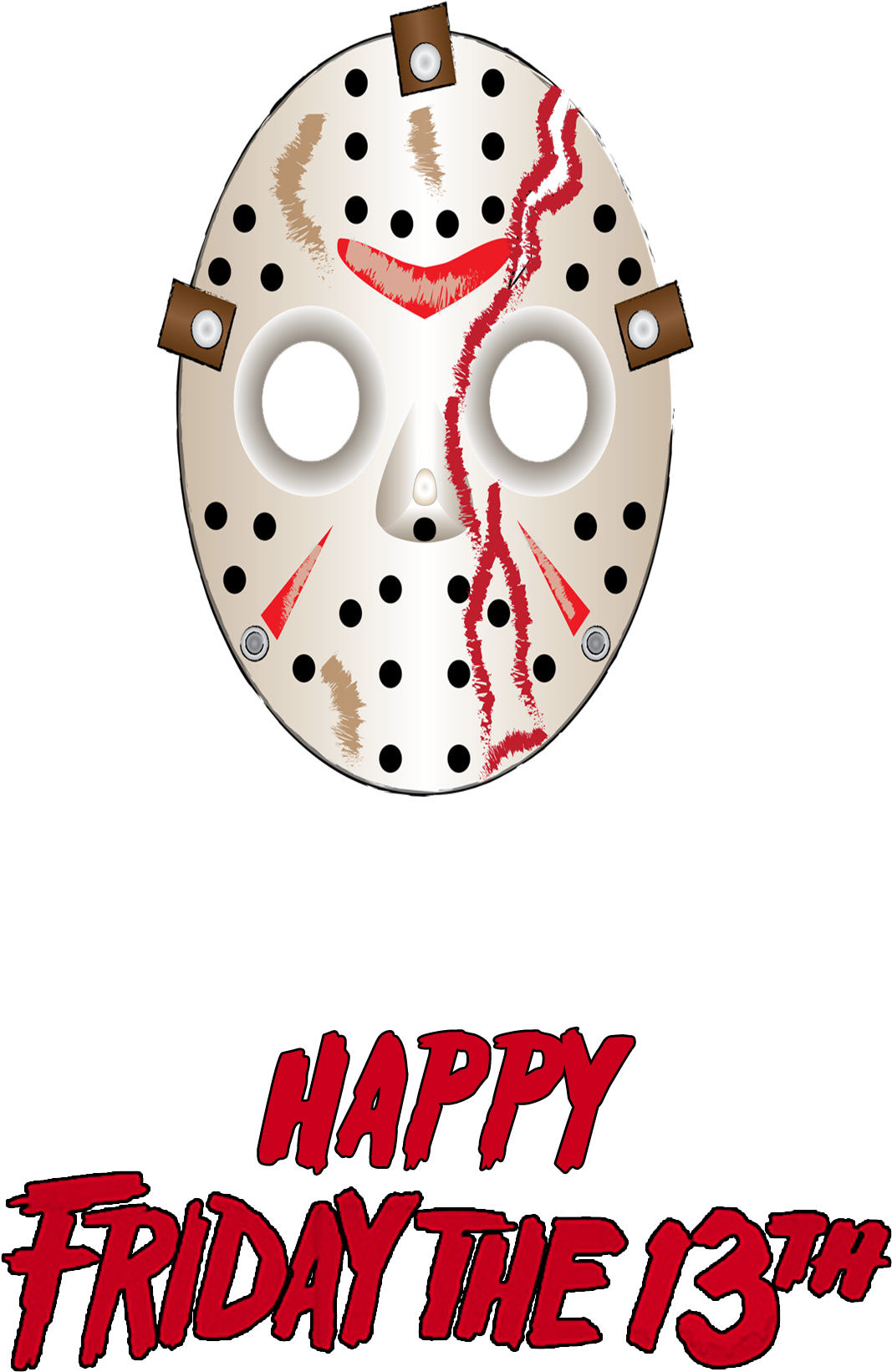 Fridaythe13th Hockey Mask Celebration PNG Image