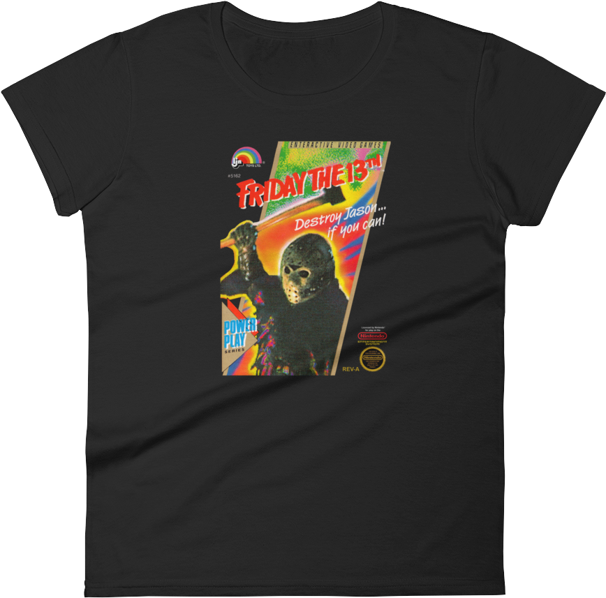 Fridaythe13th Video Game Tshirt PNG Image