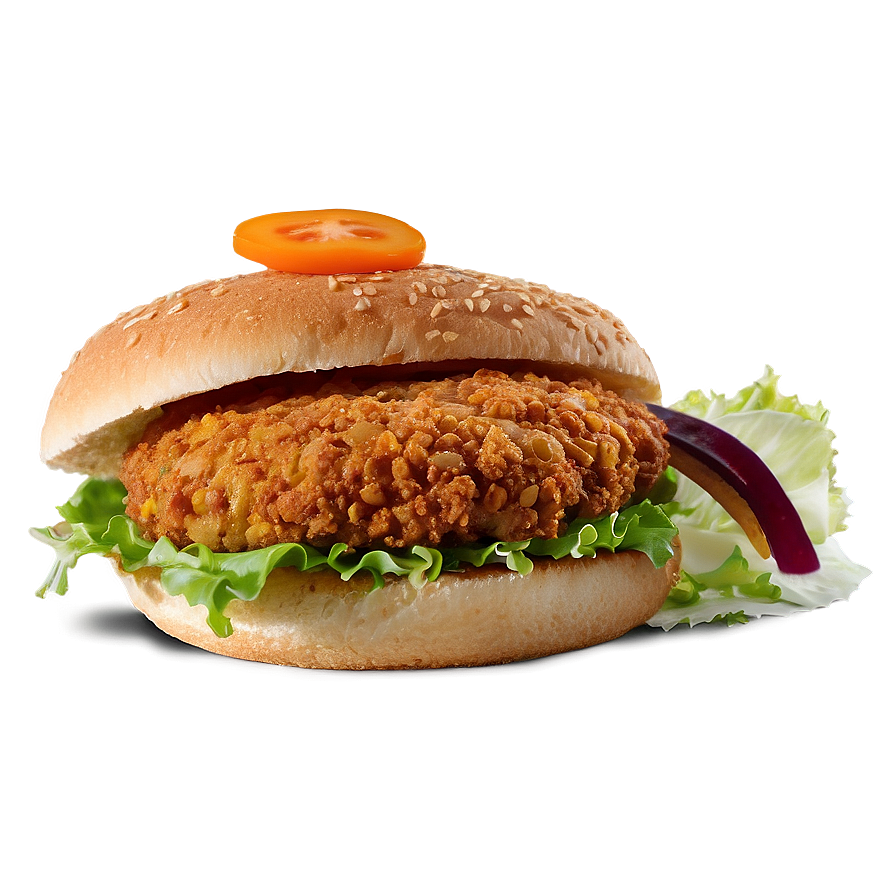 Fried Chicken Burger Png Xwm PNG Image