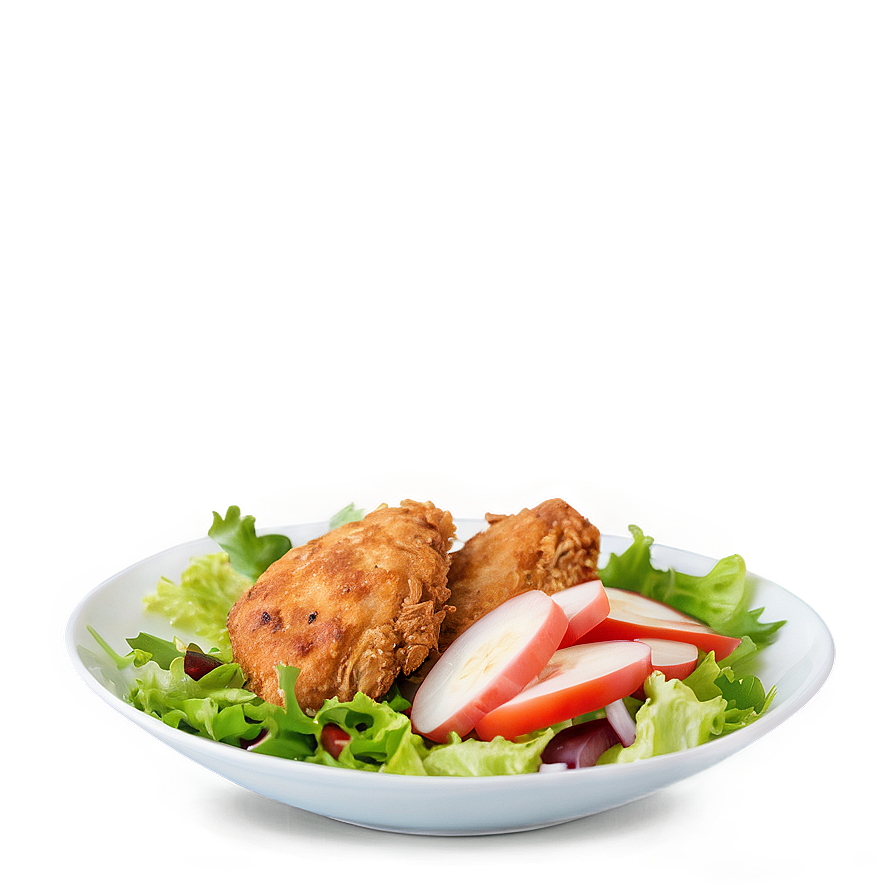 Fried Chicken Salad Png Duj74 PNG Image