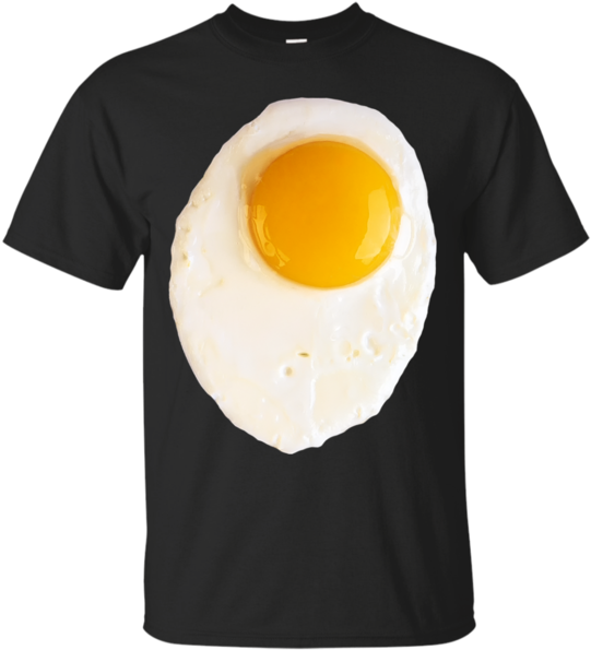 Fried Egg T Shirt Design PNG Image