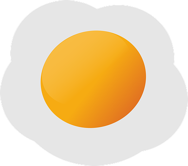 Fried Egg Vector Illustration PNG Image