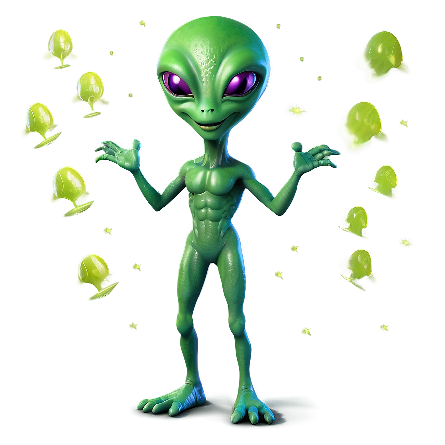 Friendly Alien Png 05032024 PNG Image