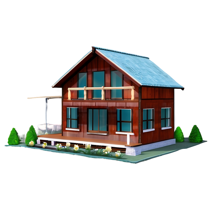 Friendly Bear House Design Png 06272024 PNG Image