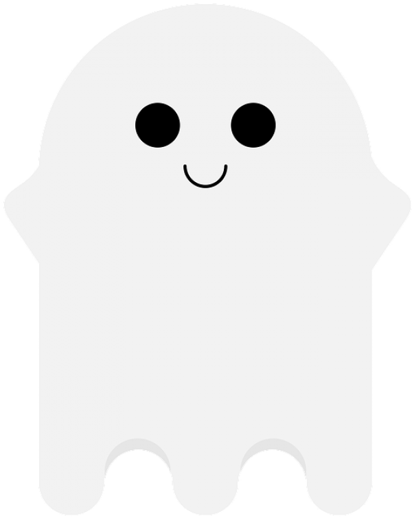 Friendly Cartoon Ghost PNG Image