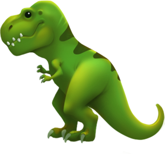 Friendly Cartoon Tyrannosaurus Rex PNG Image