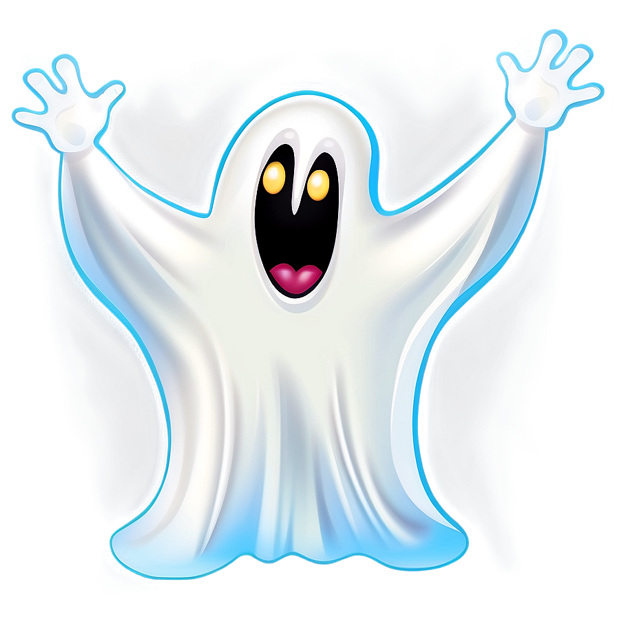 Friendly Ghost Halloween Cartoon Png 06252024 PNG Image