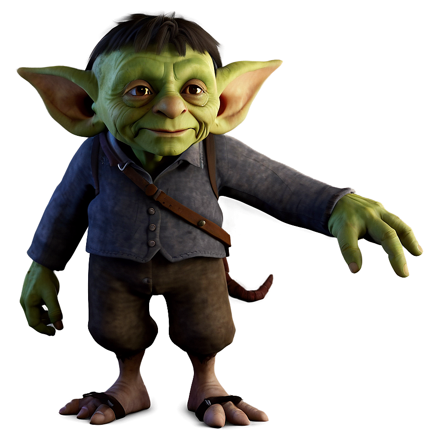 Friendly Goblin Villager Png 05252024 PNG Image