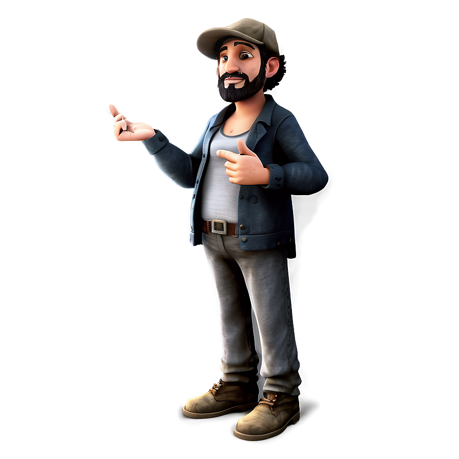 Friendly Hobo Character Png Lwe PNG Image