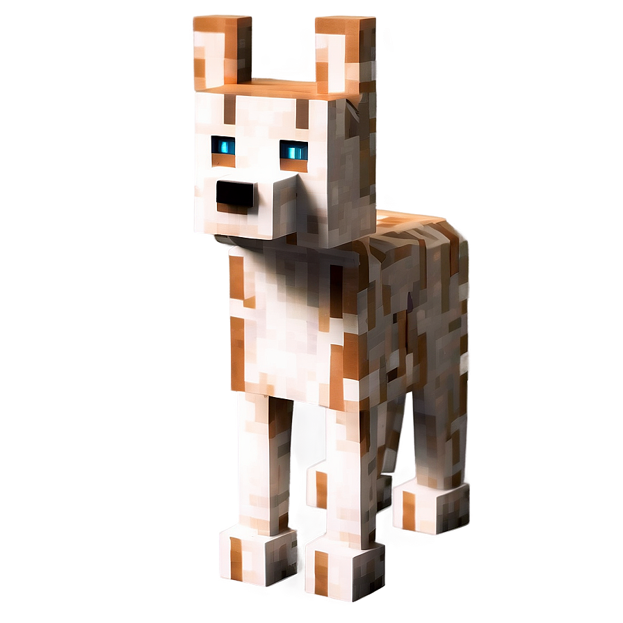 Friendly Minecraft Dog Png 86 PNG Image