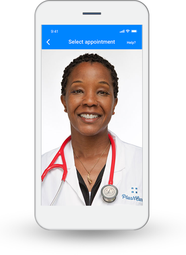 Friendly Physician Mobile App Screen PNG Image