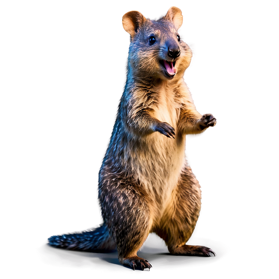 Friendly Quokka Wave Png Ypt PNG Image