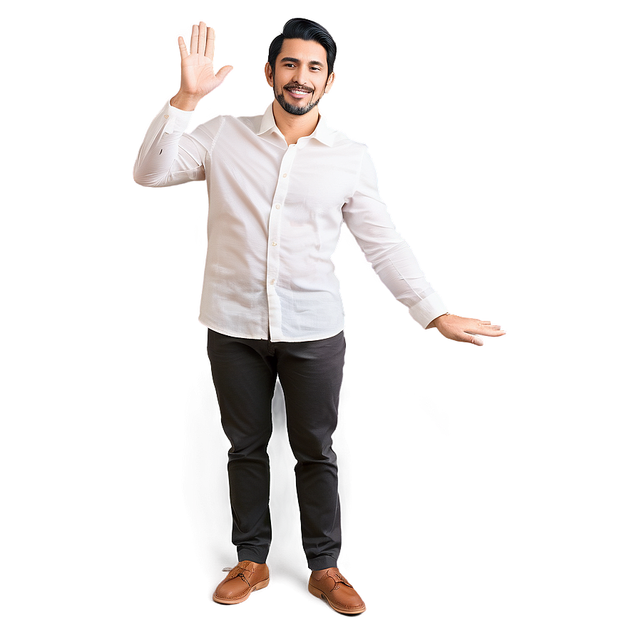 Friendly Wave Gesture Png Asf93 PNG Image