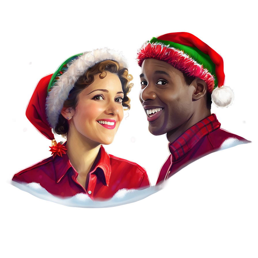 Friends At Christmas Png 84 PNG Image