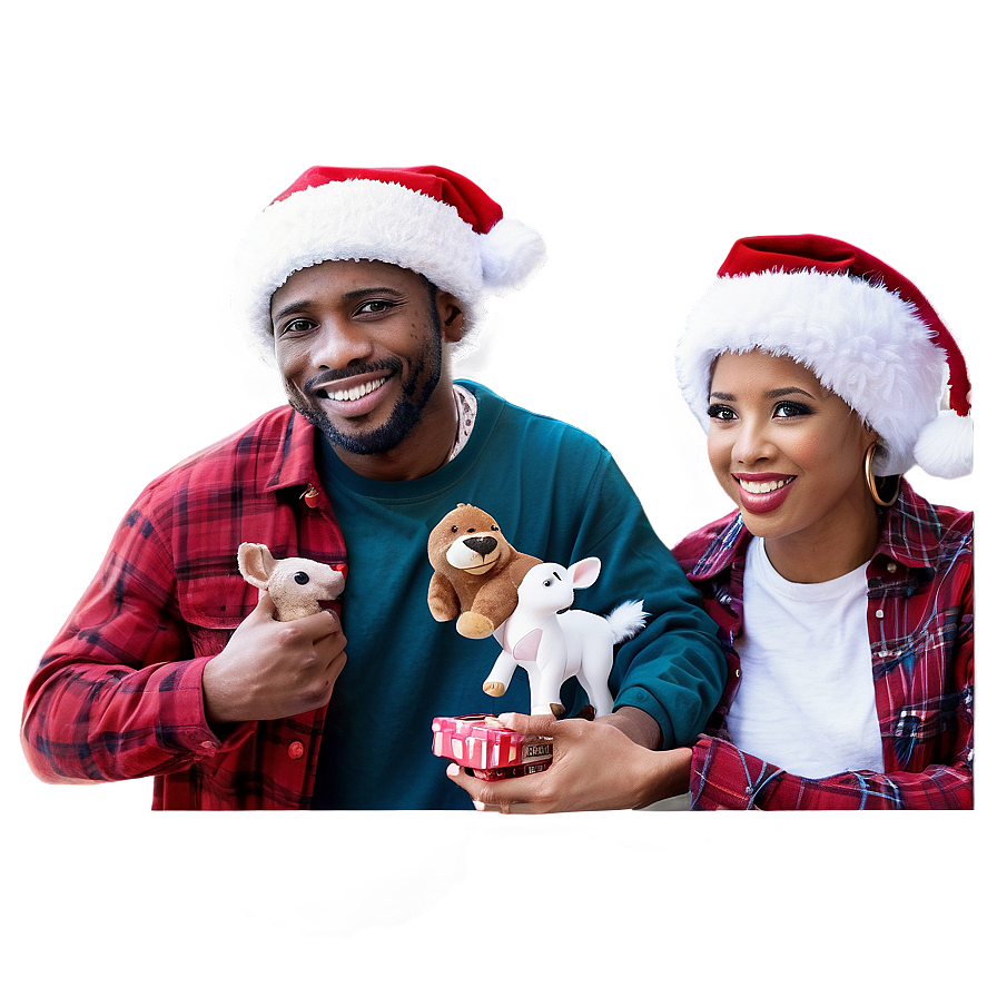 Friends At Christmas Png Fea PNG Image