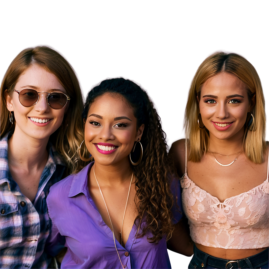 Friends At Concert Png Srj PNG Image