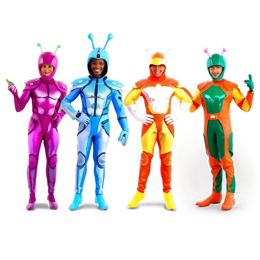 Friends In Fantasy Costumes Png Kas PNG Image