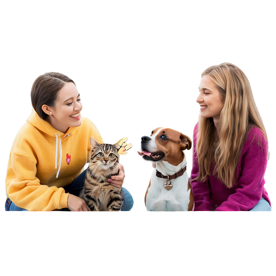 Friends With Pets Png Evm28 PNG Image