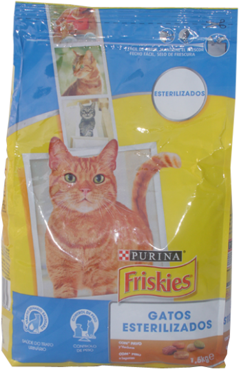 Friskies Cat Food Package Sterilized Cats PNG Image