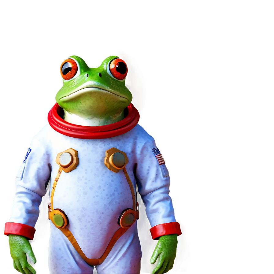 Frog In Space Suit Png Ovm PNG Image