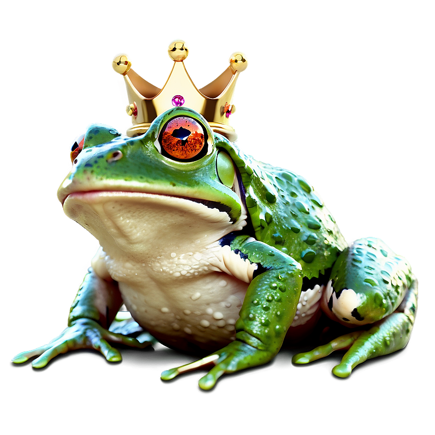 Frog With Crown Clipart Png Mer74 PNG Image