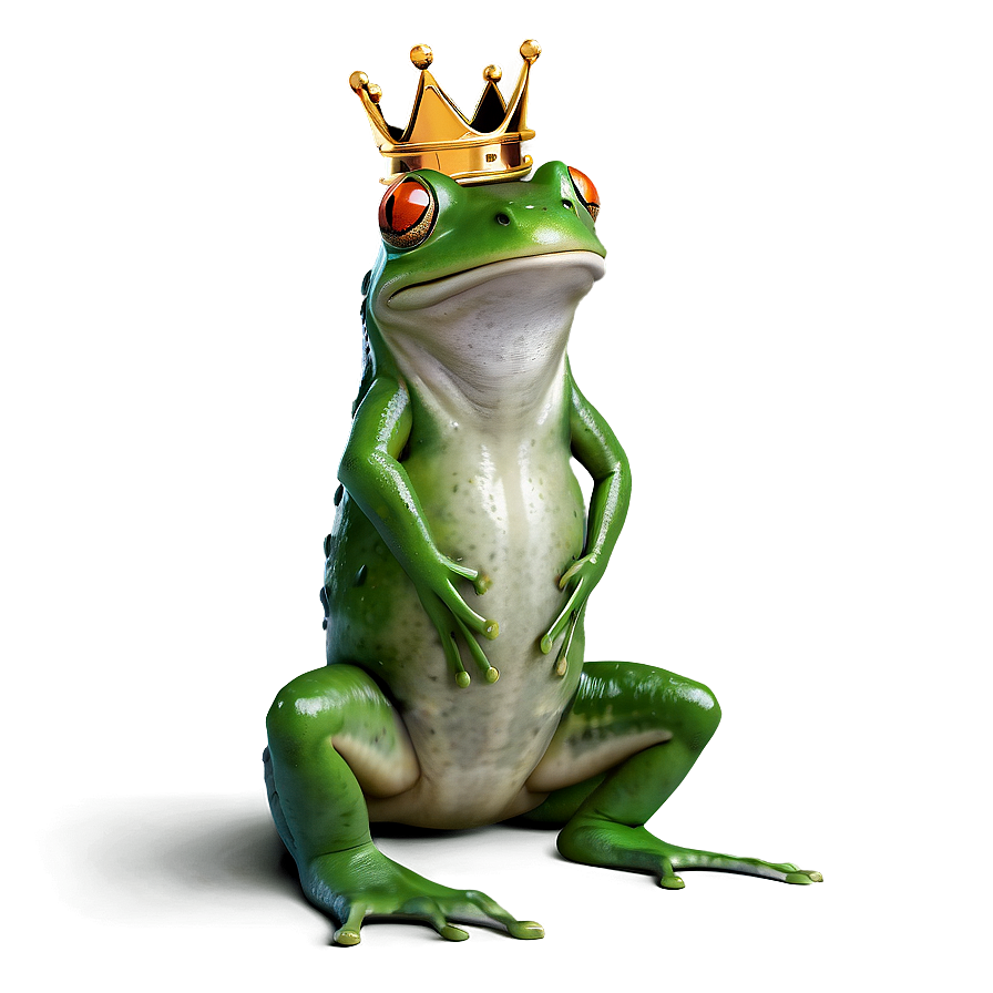 Frog With Crown Png Ngk59 PNG Image