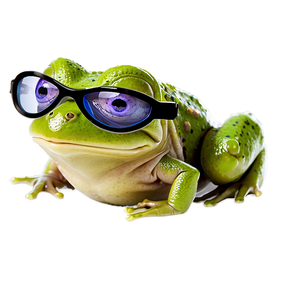 Frog With Glasses Png 17 PNG Image