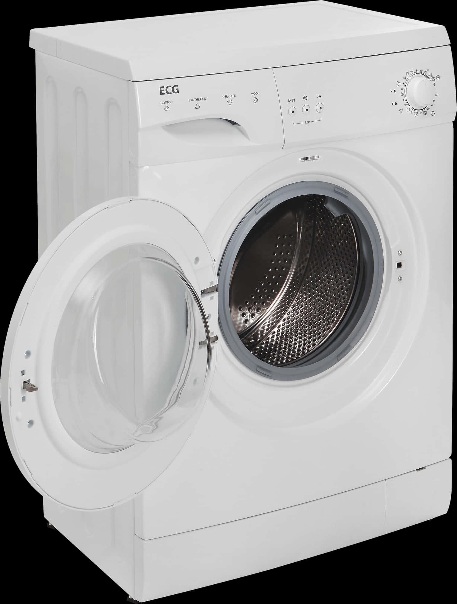 Front Loading Washing Machine E C G Brand PNG Image