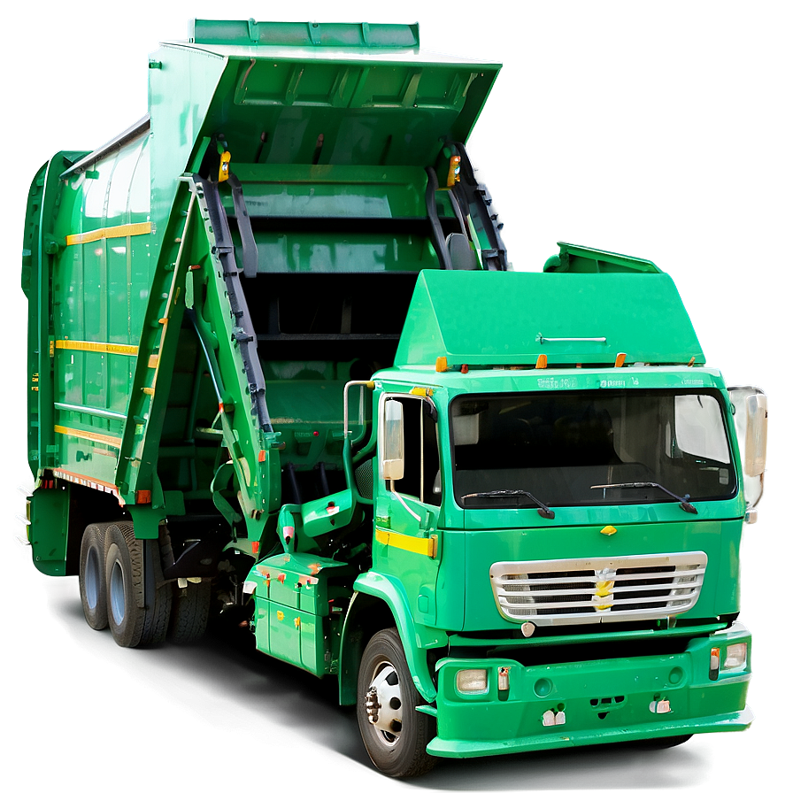 Front View Garbage Truck Png Bpi PNG Image