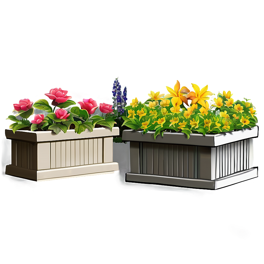 Front Yard Flower Bed Png Rts65 PNG Image