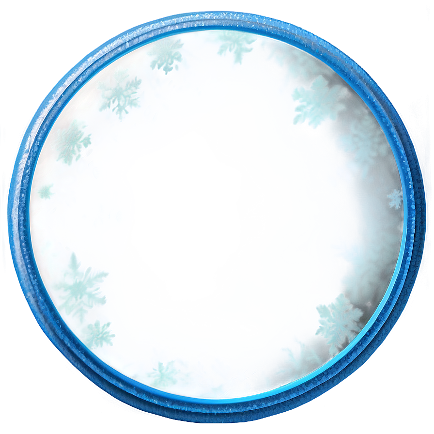 Frosted Blue Circle Png 05252024 PNG Image