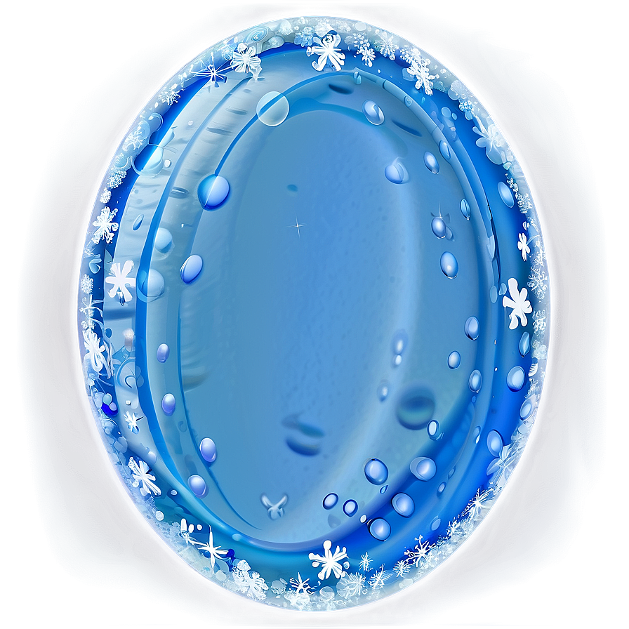 Frosted Blue Circle Png Mmf PNG Image