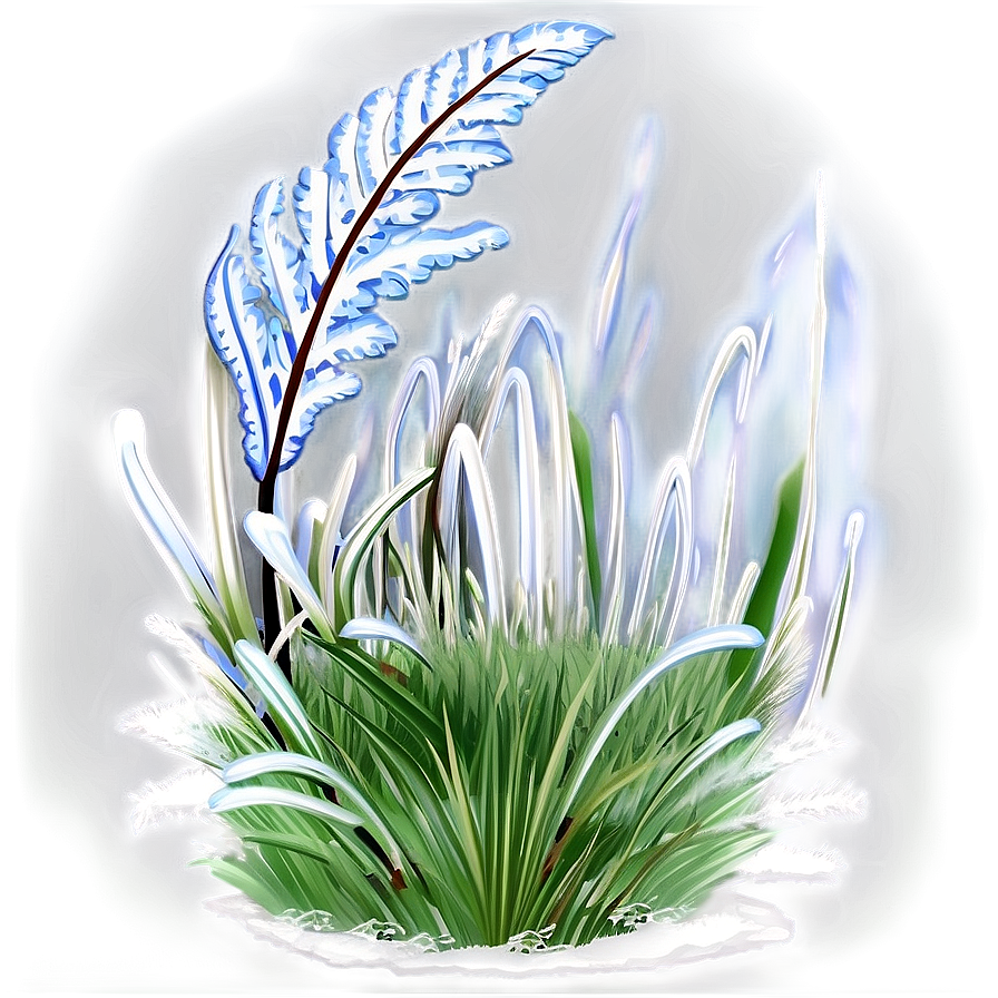 Frosted Winter Grass Png 21 PNG Image